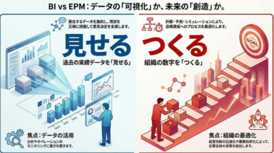 企業プランニングの進化：BIによる「過去データ分析」とEPMによる「未来予測」の使い分け